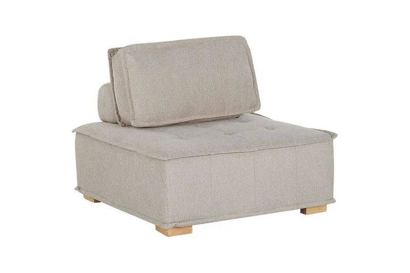 1-sitssoffa Tibro Beige, ljust trä - Beige, ljust trä — Beige, ljust trä