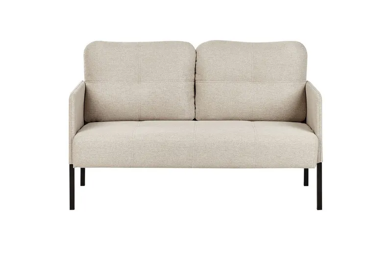 2-sitssoffa Lahti Beige, svart - Beige — Beige