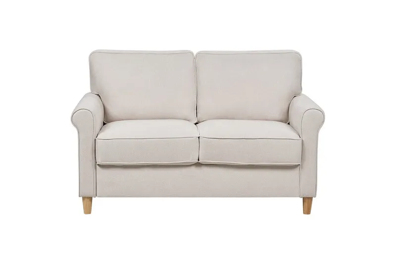 2-sitssoffa Ronneby Beige, ljust trä - Beige, ljust trä — Beige, ljust trä