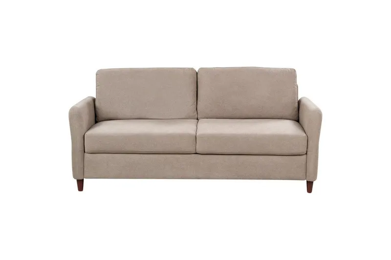 3-sitssoffa Mare Beige, mörkt trä - Beige, mörkt trä — Beige, mörkt trä