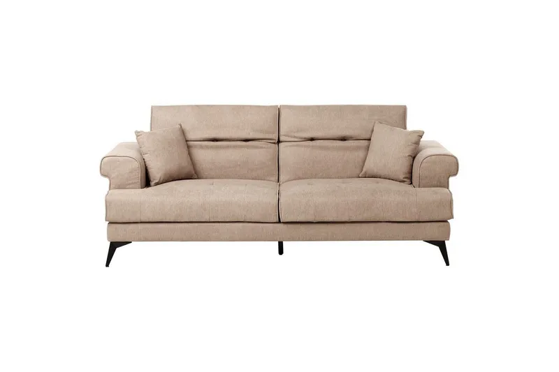 3-sitssoffa Skive Brun, Svart - Beige — Beige