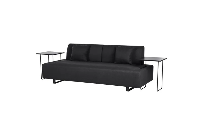 3-sitssoffa Sokna Svart - Svart — Svart