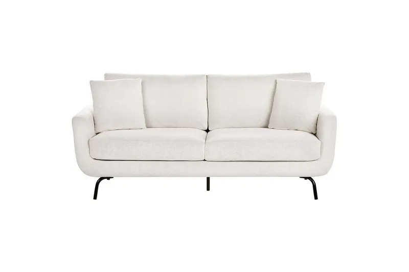 3-sitssoffa Vesala Vit, Svart - Vit — Vit