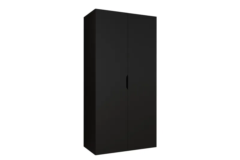 Abano Garderob 52x202 cm - Brun/Vit/Ljusgrå/Svart — Brun/Vit/Ljusgrå/Svart