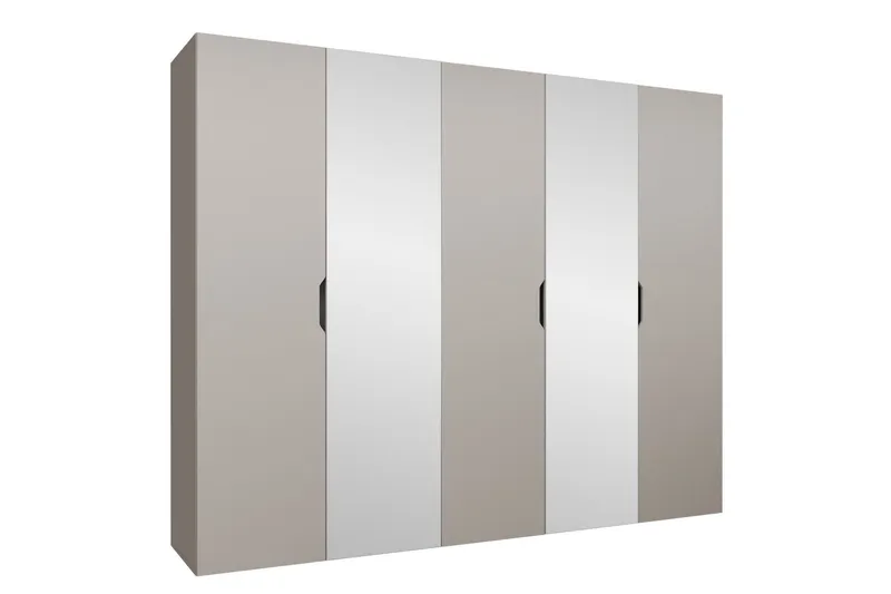 Abano Garderob m. Spegel 52x202 cm - Beige (Art.nr 3100608) — Beige