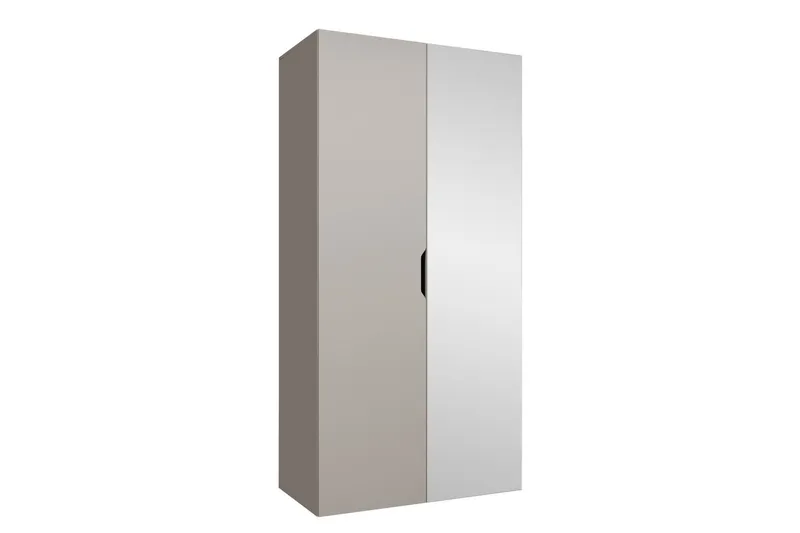 Abano Garderob m. Spegel 52x202 cm - Beige (Art.nr 3100585) — Beige