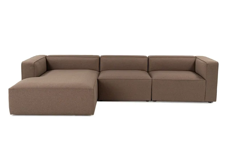 Abbas 4-sits Soffa med Divan - Brun (Art.nr 3062835) — Brun