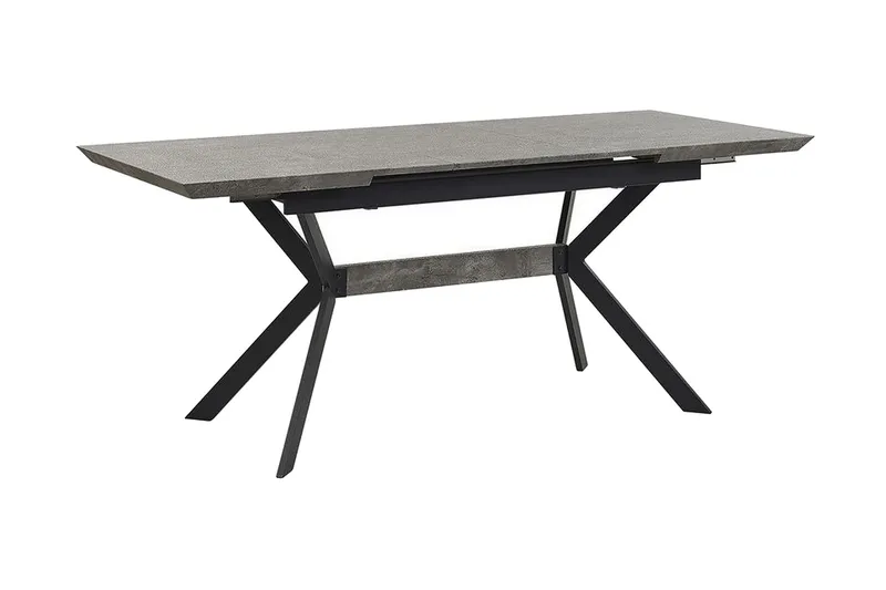 Abenson Matbord 180 cm Förlängningsbart - Grå/Svart — Grå/Svart