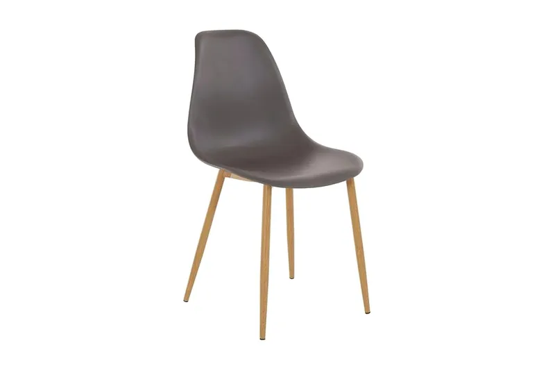 Abia Matstol Plast 2-pack - Grå — Loft24
