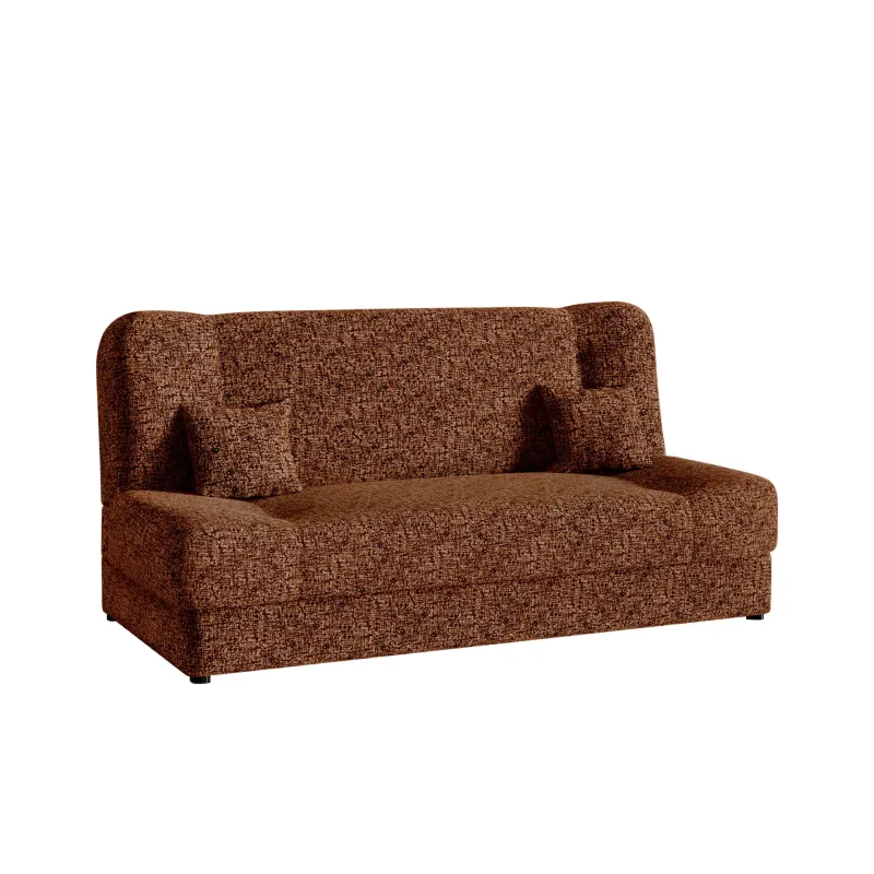 Abron 3-sits Bäddsoffa med förvaring - brun — brun