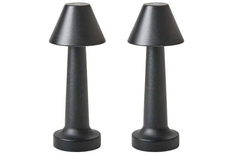 Adasi LED Bordslampa 2 st 24 cm - Svart — Svart