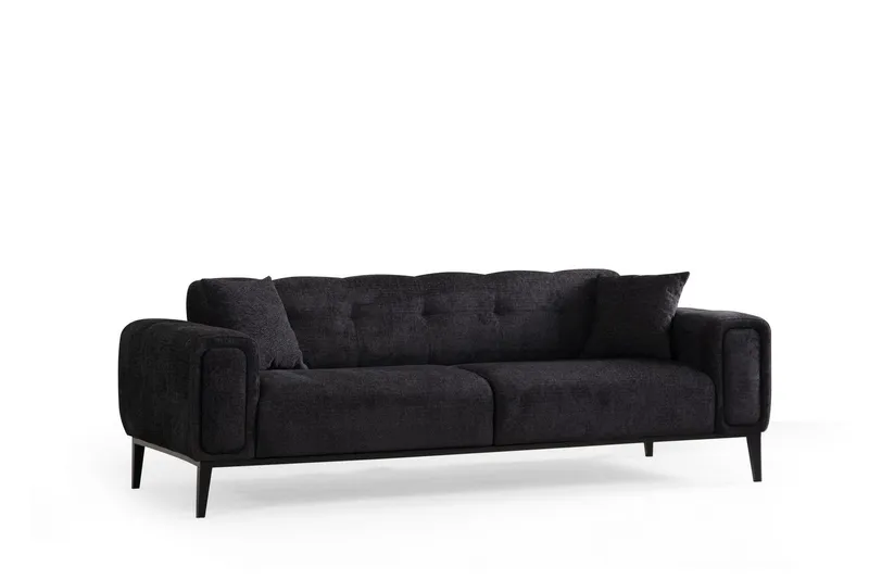Adelphe Bäddsoffa 4-sits - Svart — Svart