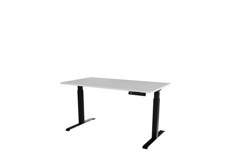 Adrianah Skrivbord 80x150 cm - Vit/Svart — Vit/Svart