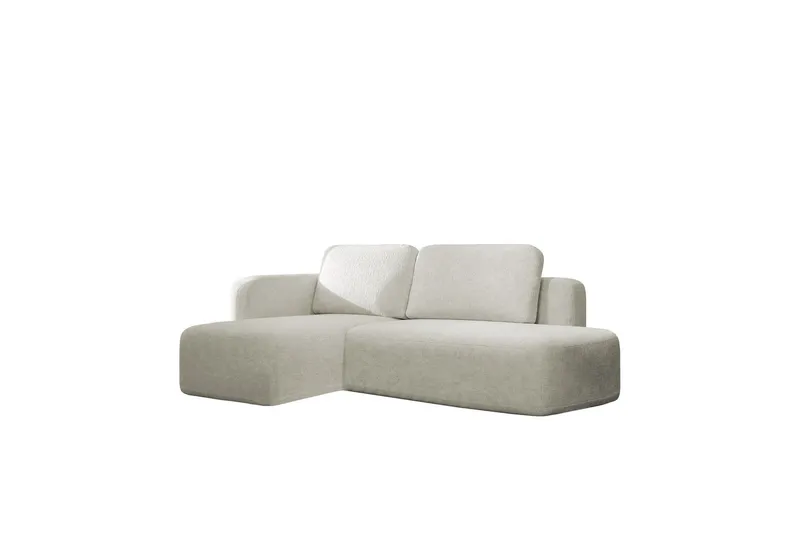 Afir Bäddsoffa m. Divan 2-sits - Beige/Vit (Art.nr 3100409) — Beige/Vit