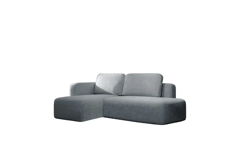 Afir Bäddsoffa m. Divan 2-sits - Svart/Brun — Svart/Brun