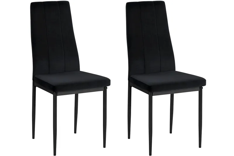 Aggarp Matstol - Sammet/Svart — Sammet/Svart