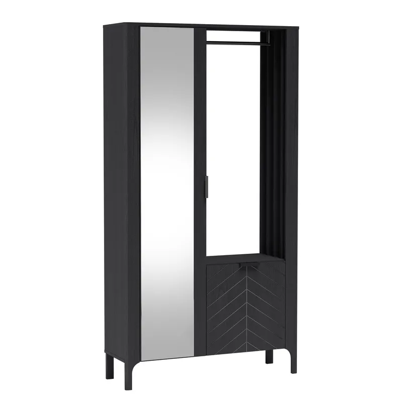 Aggarwal Garderob med Spegel 105 cm