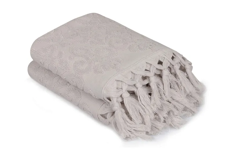 aheser Handduk 50x90 cm 2-pack - Grålila — Grålila