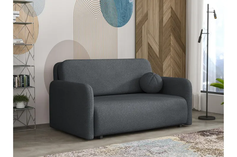 Ajmeri Bäddsoffa 3-sits i Bouclé - Grå (Art.nr 3079841) — Grå