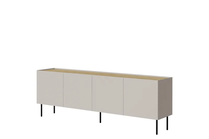 Akie Byrå 200 cm - Beige — Beige