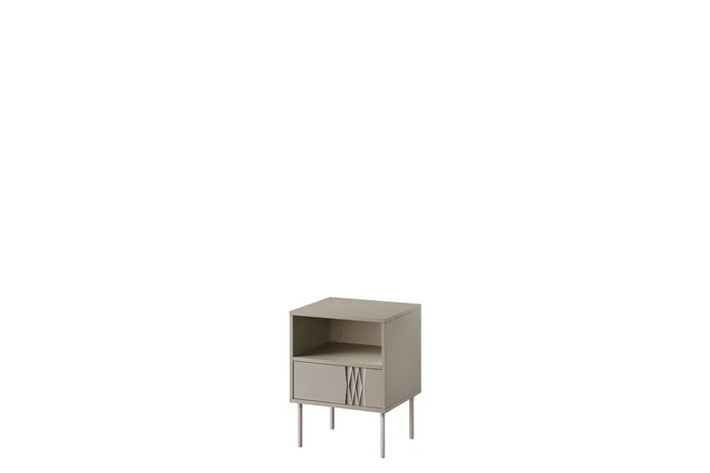 Akiko Sängbord 44 cm - Beige — Beige