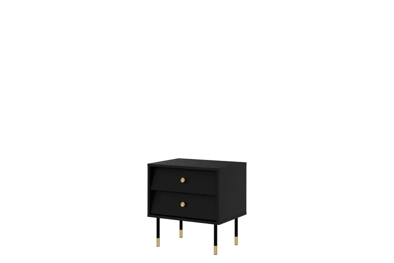 Akilesh Sängbord 52 cm - Svart (Art.nr 3079616) — Svart