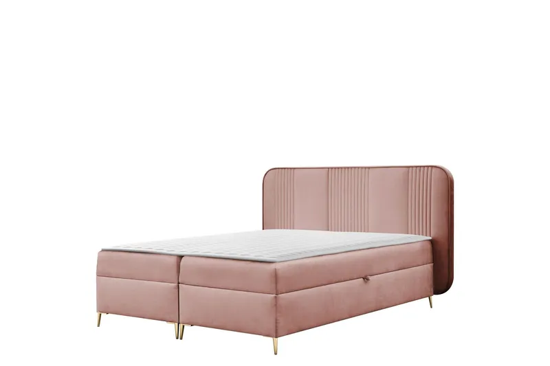 Alani Sängpaket Kontinentalsäng 140x200 cm - Rosa — Rosa