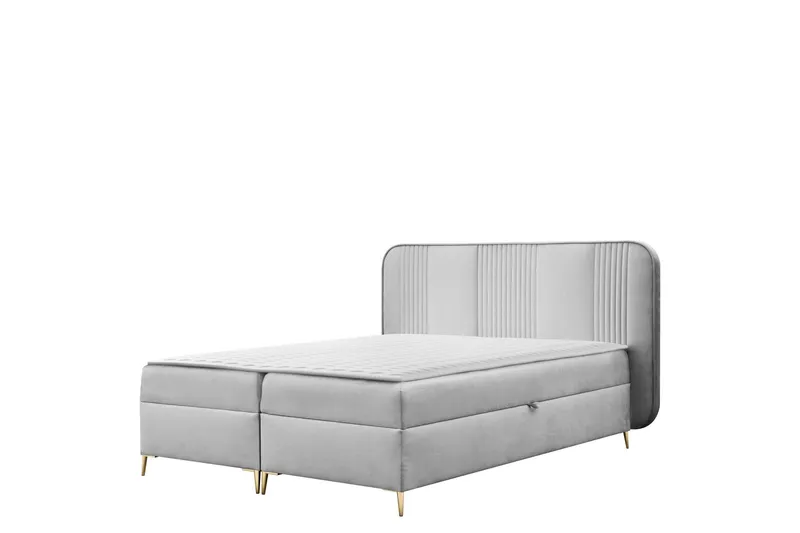 Alani Sängpaket Kontinentalsäng 160x200 cm - Grå (Art.nr 3079424) — Grå
