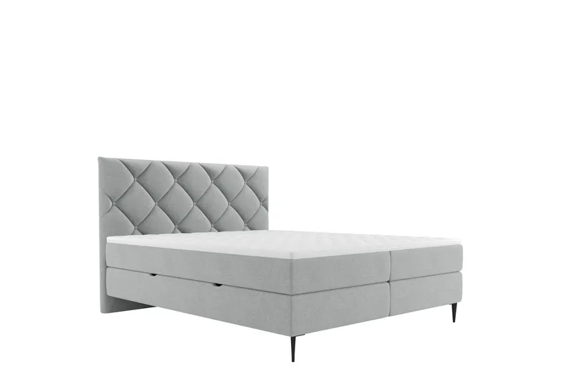 Alasia Sängpaket Kontinentalsäng 160x200 cm - Grå (Art.nr 3079328) — Grå