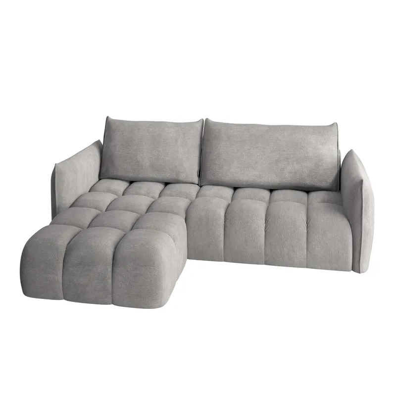 Aldvian 3-sits Bäddsoffa med divan - grå (Art.nr 3433684) — grå