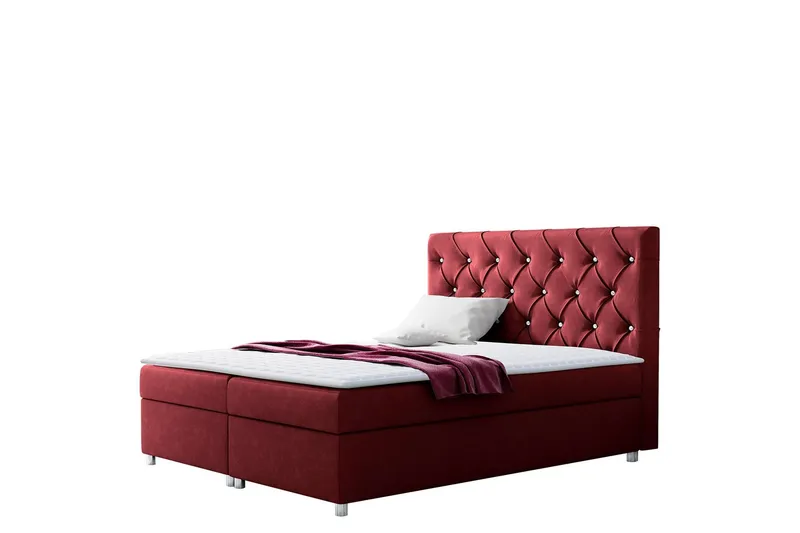 Alida Sängpaket Kontinentalsäng 120x200 cm - Röd — Röd
