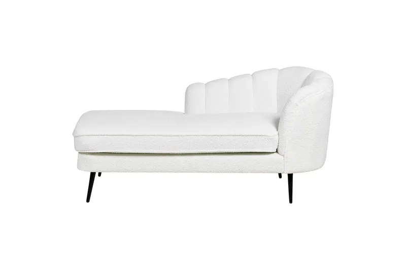 Allier Schäslong 150 cm Höger - Svart/Vit — Svart/Vit