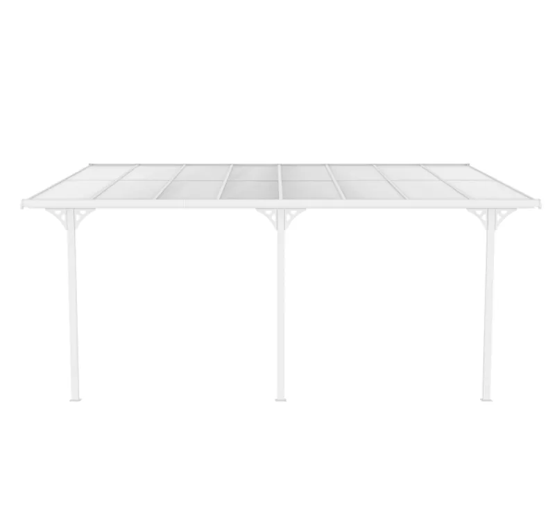 Altantak 5x3 m \| Kanalplast / Aluminium\| Robust design \| Vit