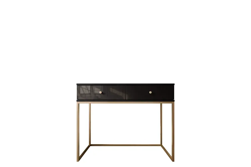 Altenau Sminkbord 100x40 cm - Svart/Brun — Svart/Brun