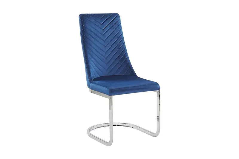 Altoona Matstol 2-pack - Sammet/Marinblå — Sammet/Marinblå