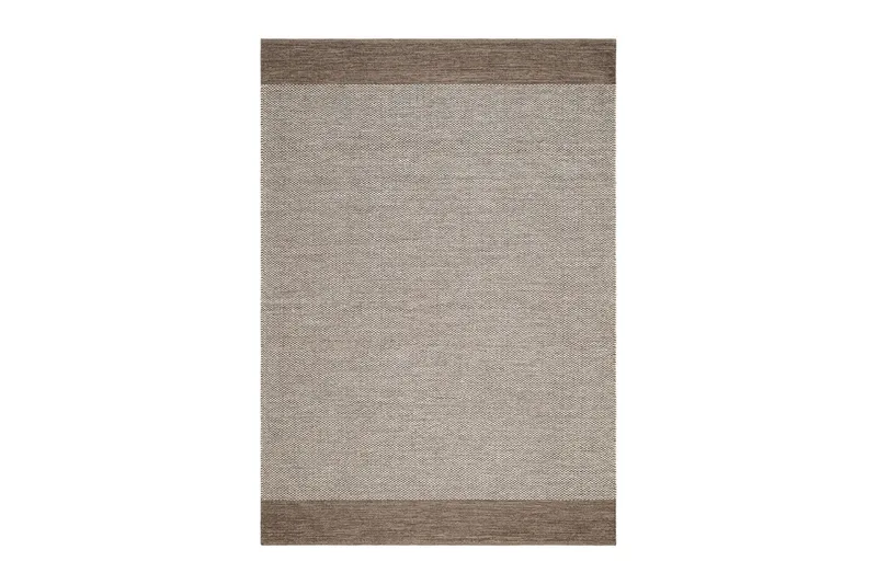 Alva Bomullsmatta 200x300 cm Rektangulär - Mörkbeige — KM Home
