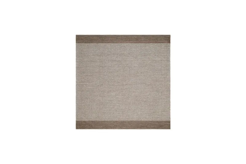 Alva Bomullsmatta 300x300 cm Kvadratisk - Mörkbeige — KM Home