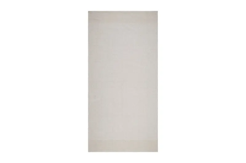 Alva Bomullsmatta 75x220 cm Oval - Creme — KM Home