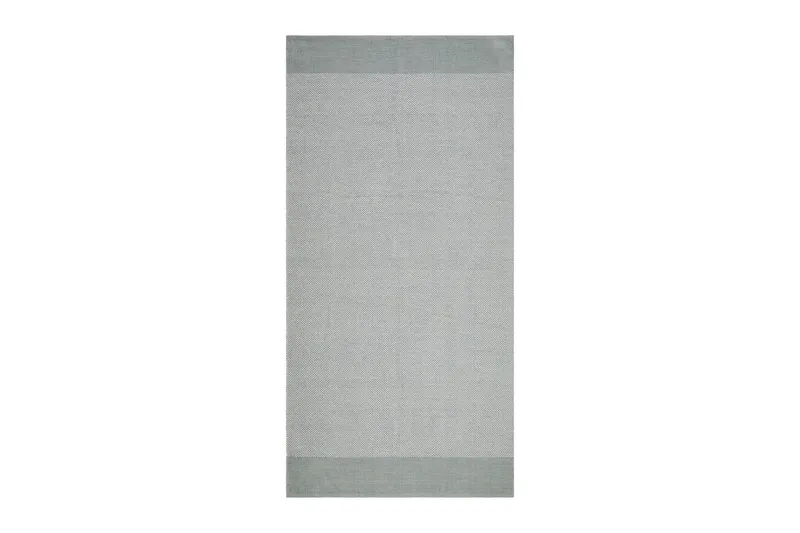 Alva Bomullsmatta 75x280 cm Oval - Ljusgrön — KM Home