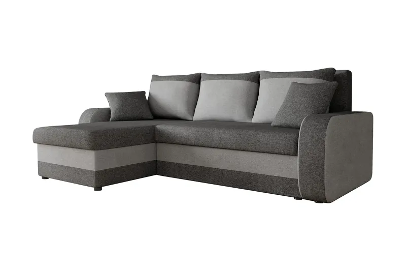 Alvared 3-sits Hörnbäddsoffa Universal - Grå (Art.nr 1009460) — Majestic Furniture