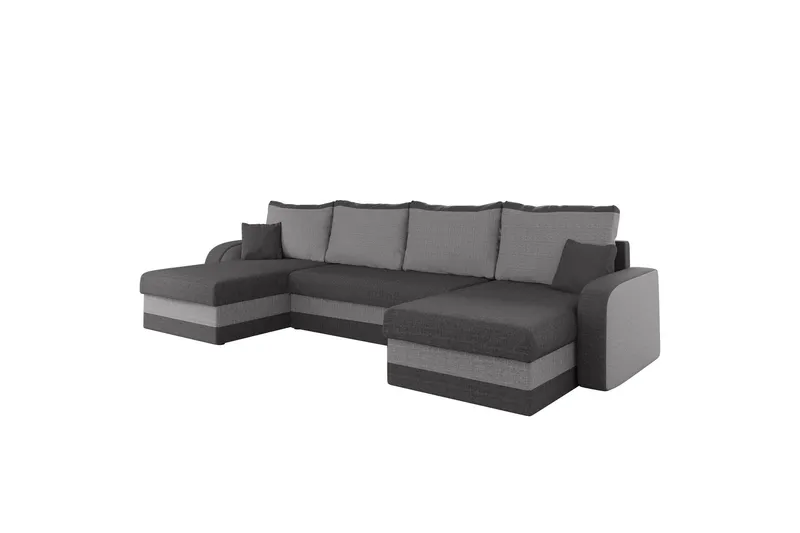 Alvared Soffa Dubbeldivan 4-sits - Ljusgrå/Grå — Ljusgrå/Grå