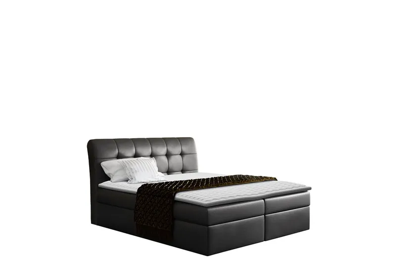 Alvik Sängpaket Kontinentalsäng 120x200 cm - Svart — Svart