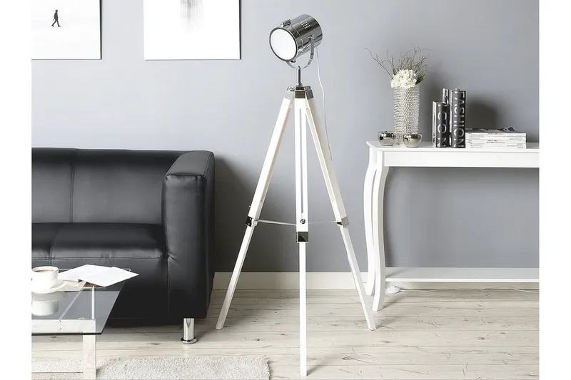 Alzette Golvlampa 143 cm - Vit — Vit