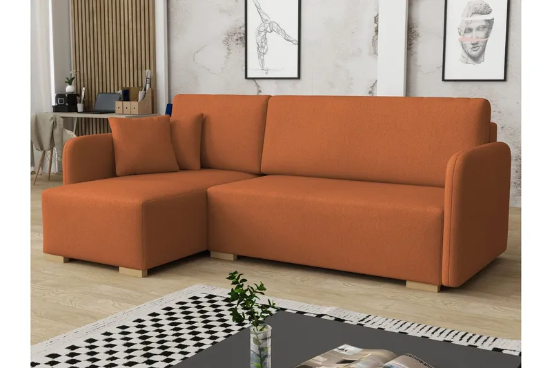 Amelus Bäddsoffa m. Divan 4-sits - Beige (Art.nr 3099610) — Beige