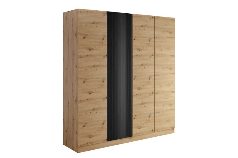Amelus Garderob 205x220 cm - Brun — Brun