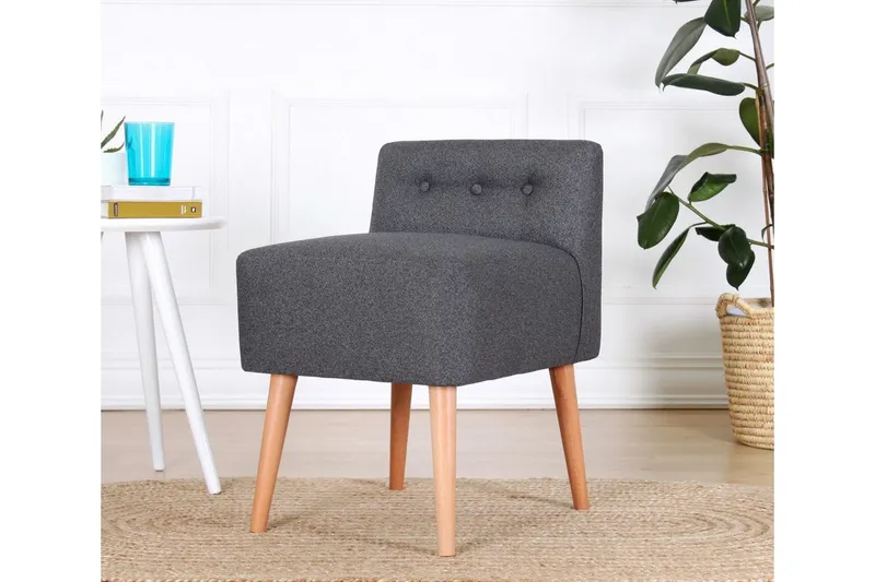 Anaro Sittpuff 43 cm Rektangulär - Grå — Grå