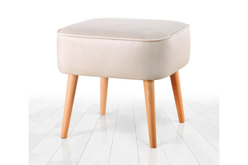 Anaro Sittpuff 45 cm Rektangulär - Beige — Beige