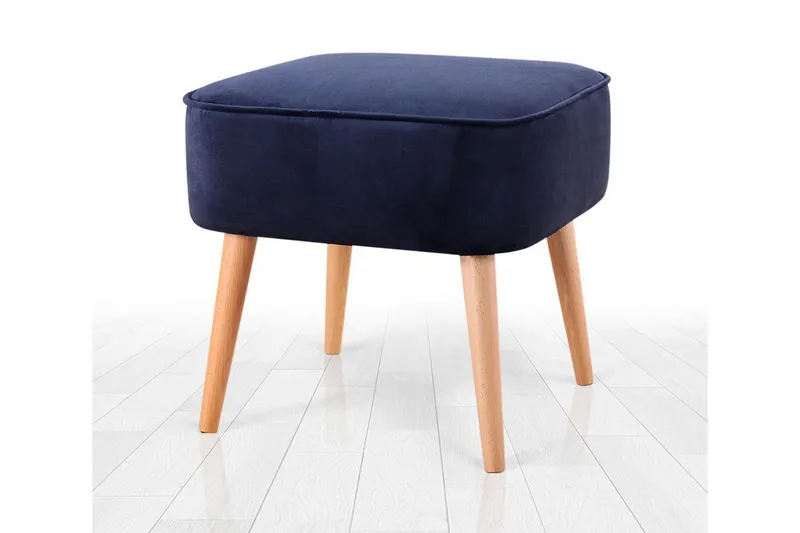 Anaro Sittpuff 45 cm Rektangulär - Marinblå — Marinblå