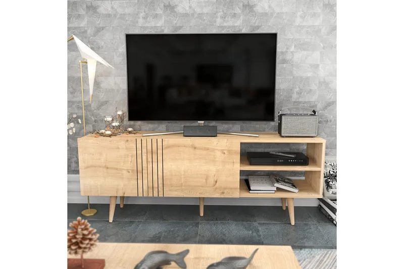 Andifli Tv-bänk 160x38,6 cm - Blå (Art.nr 1667952) — Blå