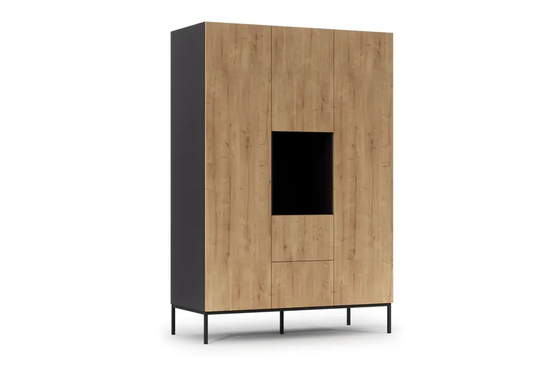 Anjal Garderobsskåp 135 cm - Ek — Ek
